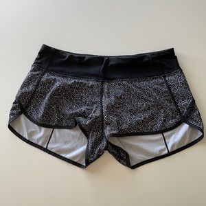 Lululemon Speed Short BLACK/WHITE